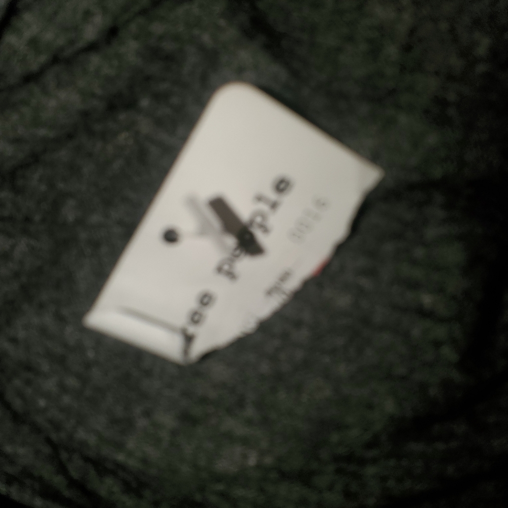 Free People Gray Main Squeeze Hacci Shirt Medium - Picture 8 of 8